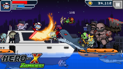 Capturas de tela do HERO-X: ZOMBIES!